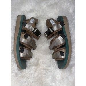 Suicoke Kisee-V Khaki Green Vibram Soles Sandals Size US Men’s 9 Women’s 11